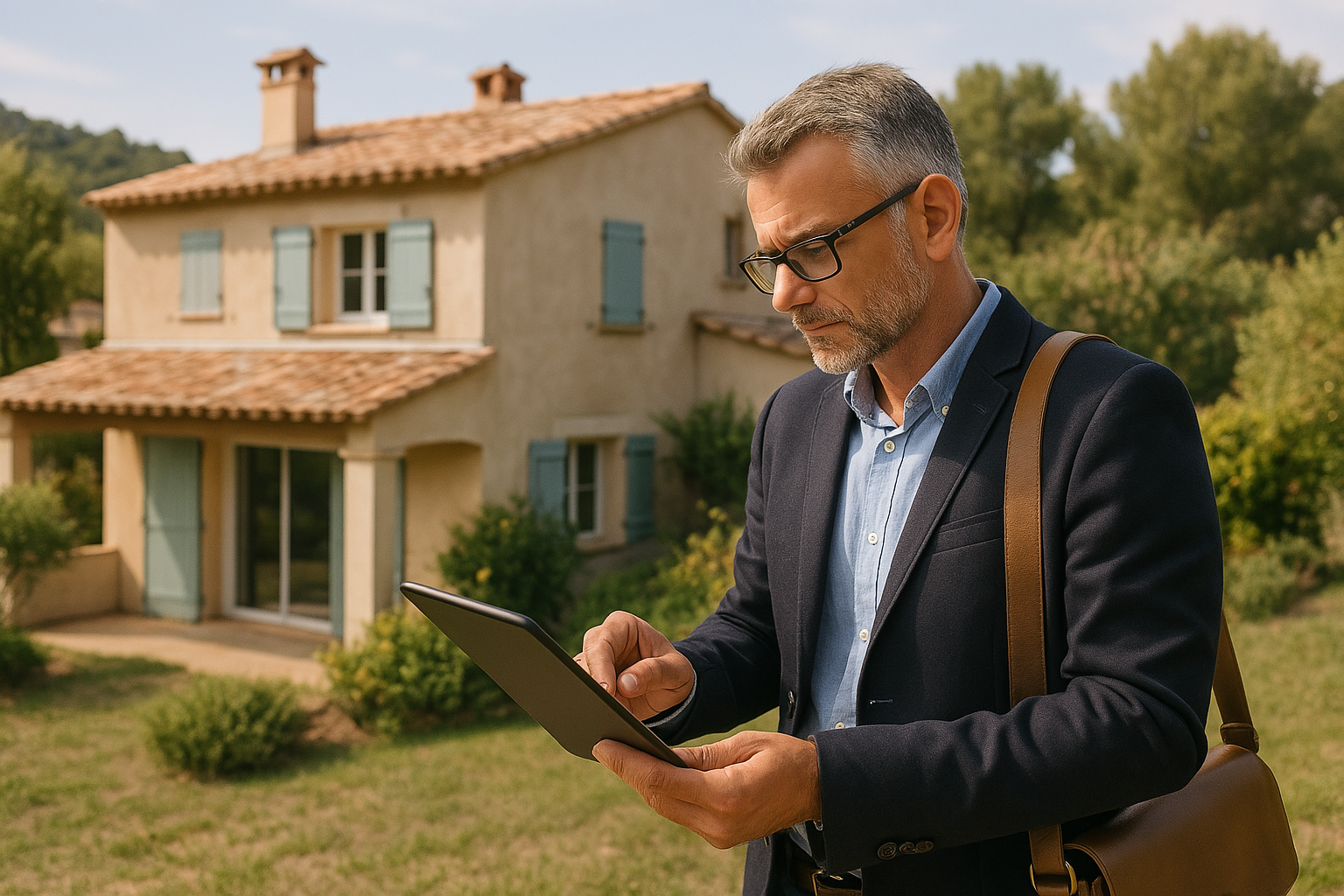 Expert immobilier en PACA réalisant une expertise
