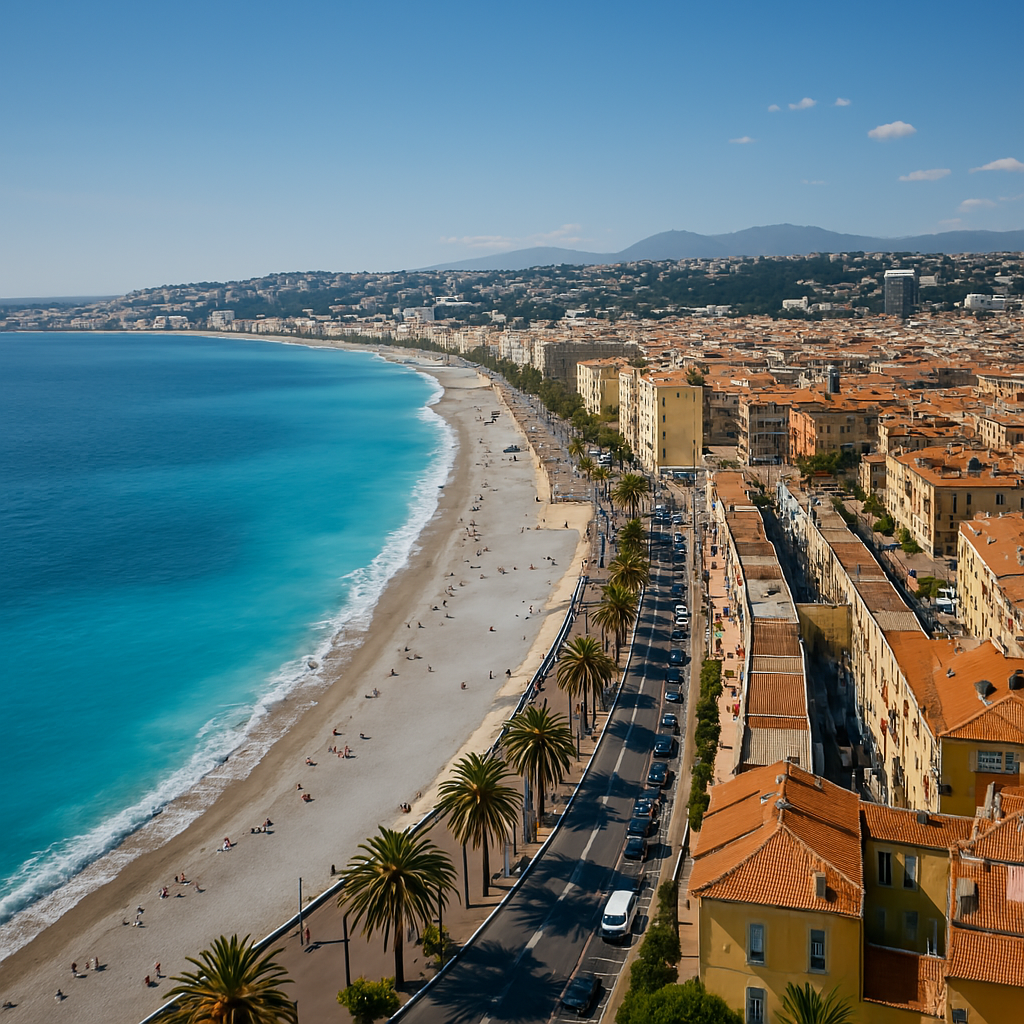 Carte de Nice et des Alpes-Maritimes
