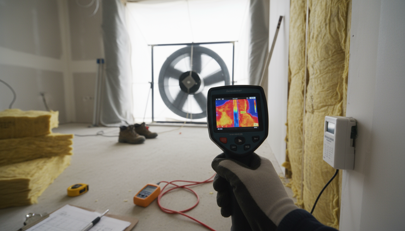 Caméra thermique pour détecter les défauts d'isolation